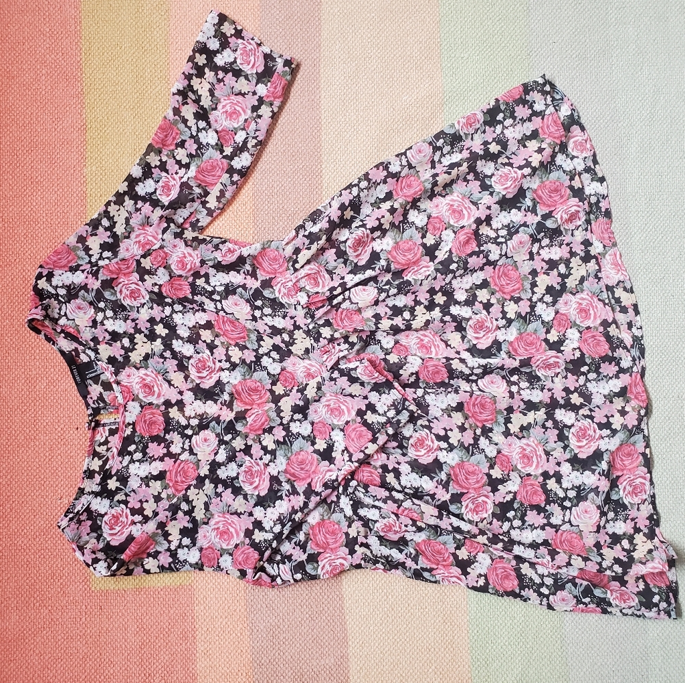 Sheer Floral Dress